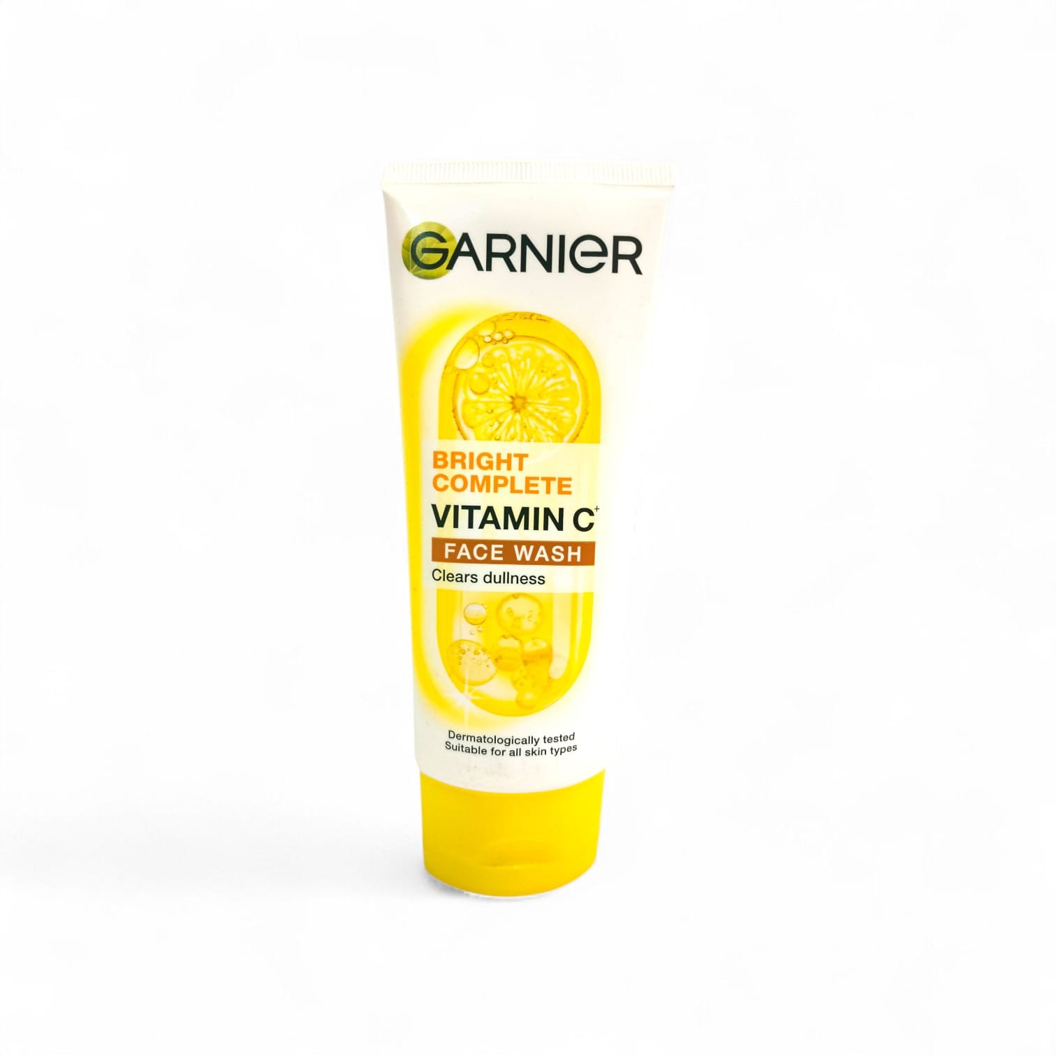 Garnier Vitamin C+ Face Wash Bright Complete, Clears Dullness, 100g